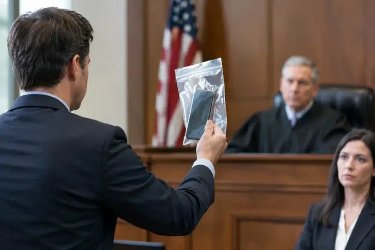 A Criminal Evidence Suppression Example in Court
